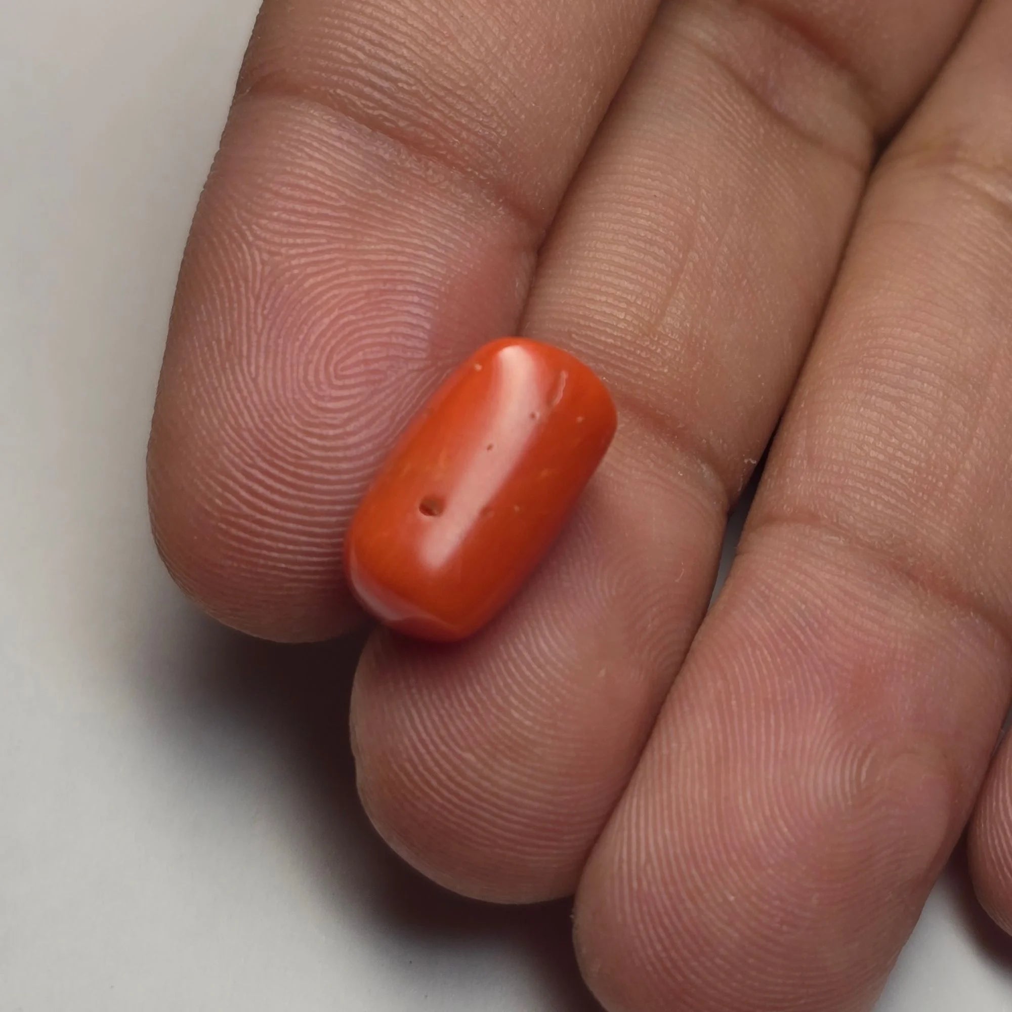 Natural Italian Red Coral (Munga) 6.18 Carat Online | Certified