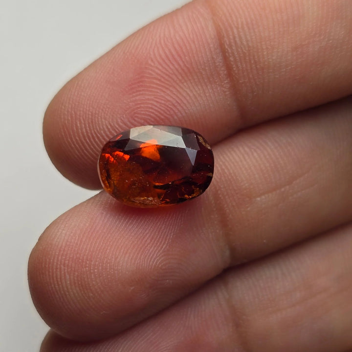 Natural Hessonite Garnet (Gomed) - 5.42 Carats Certified
