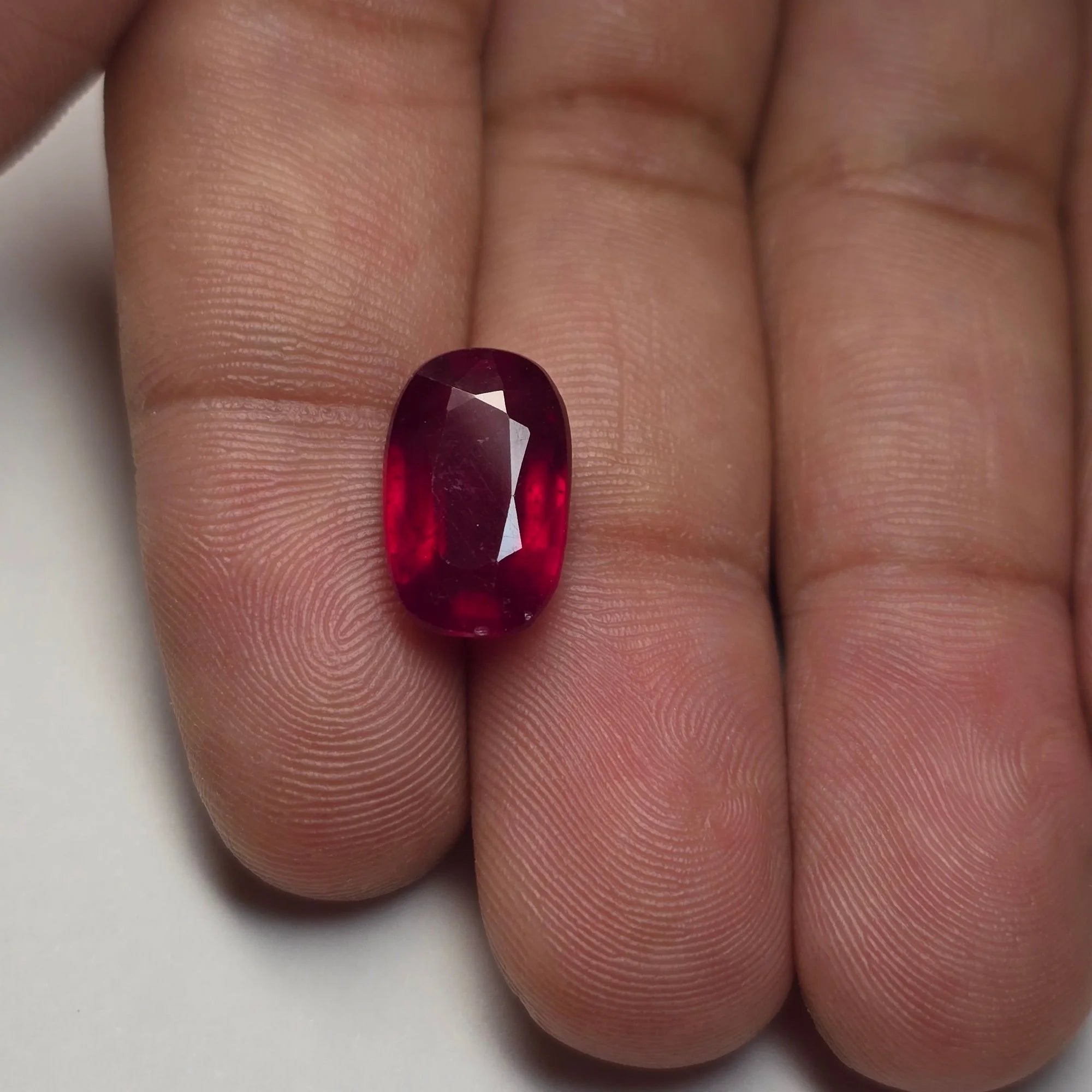 Natural Ruby (Manak) 6.90 Carat Certified Madagascar