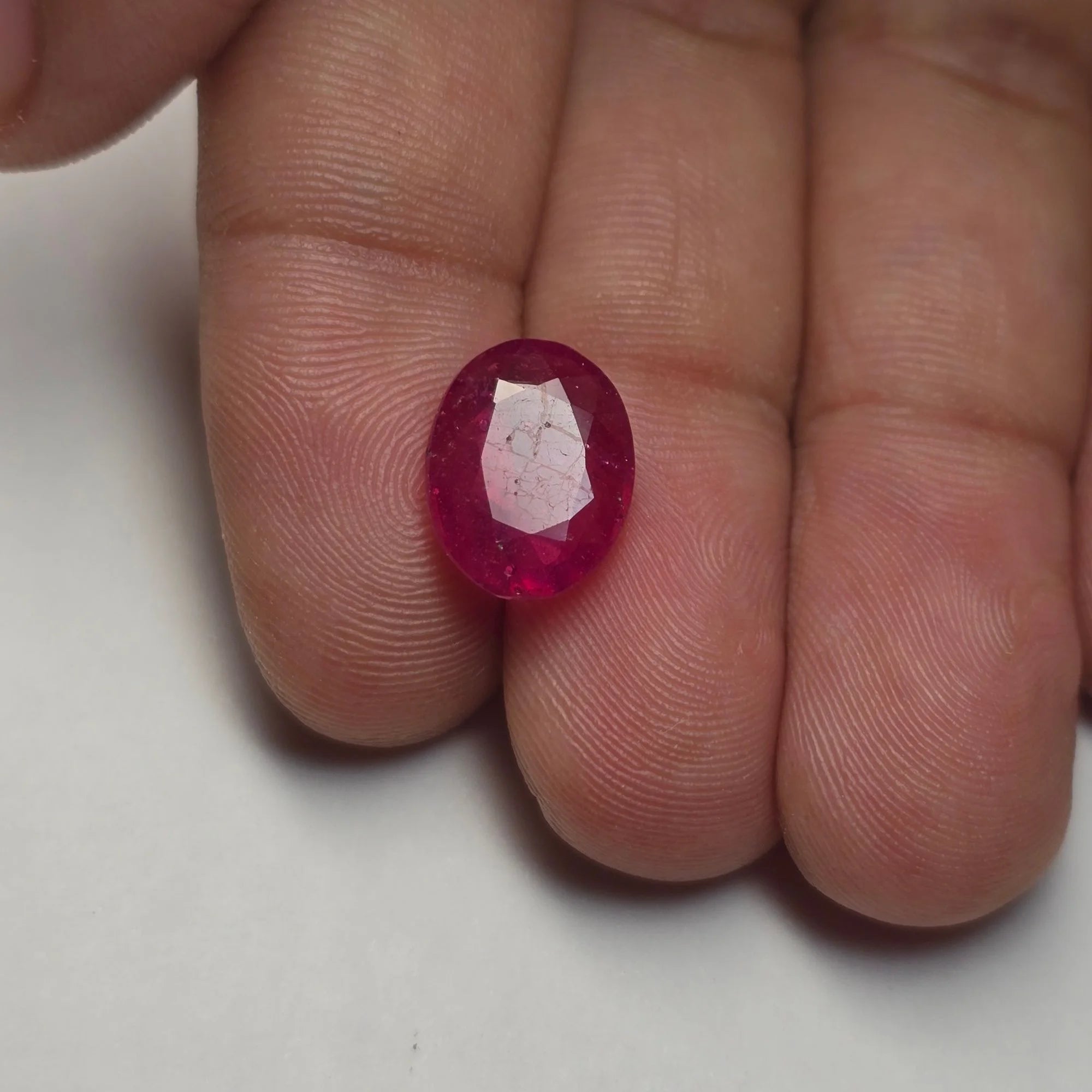 Natural Ruby (Manak) 4.68 Carats - Certified Madagascar Origin