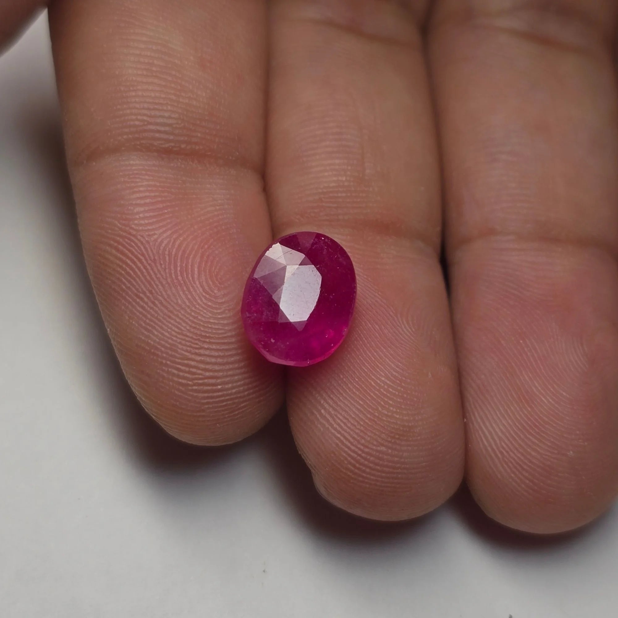 Natural Ruby (Manak) 4.86 Carat Certified Madagascar