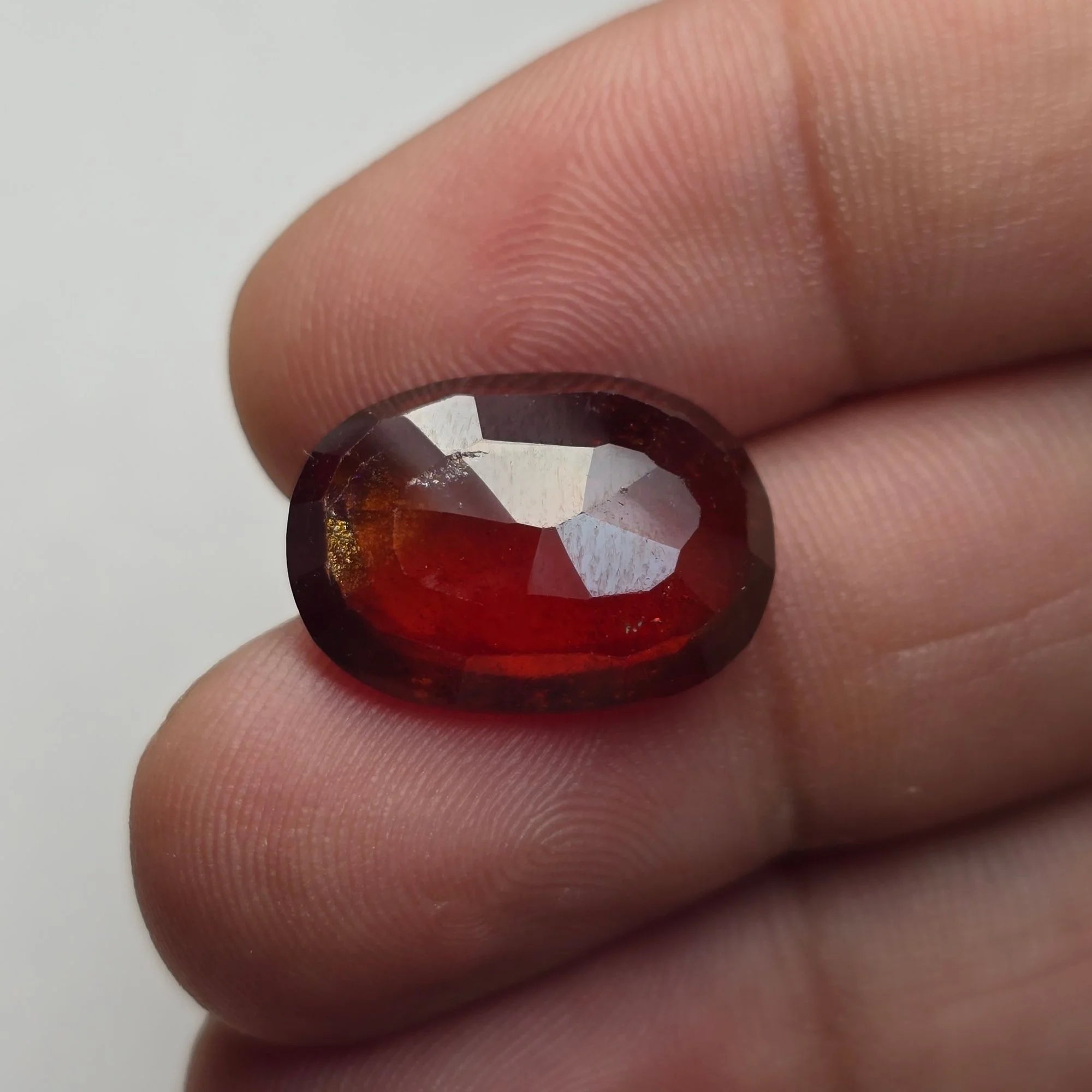 Certified Natural Hessonite Garnet (Gomed) 8.62 Ct