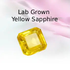 Lab Grown Yellow Sapphire