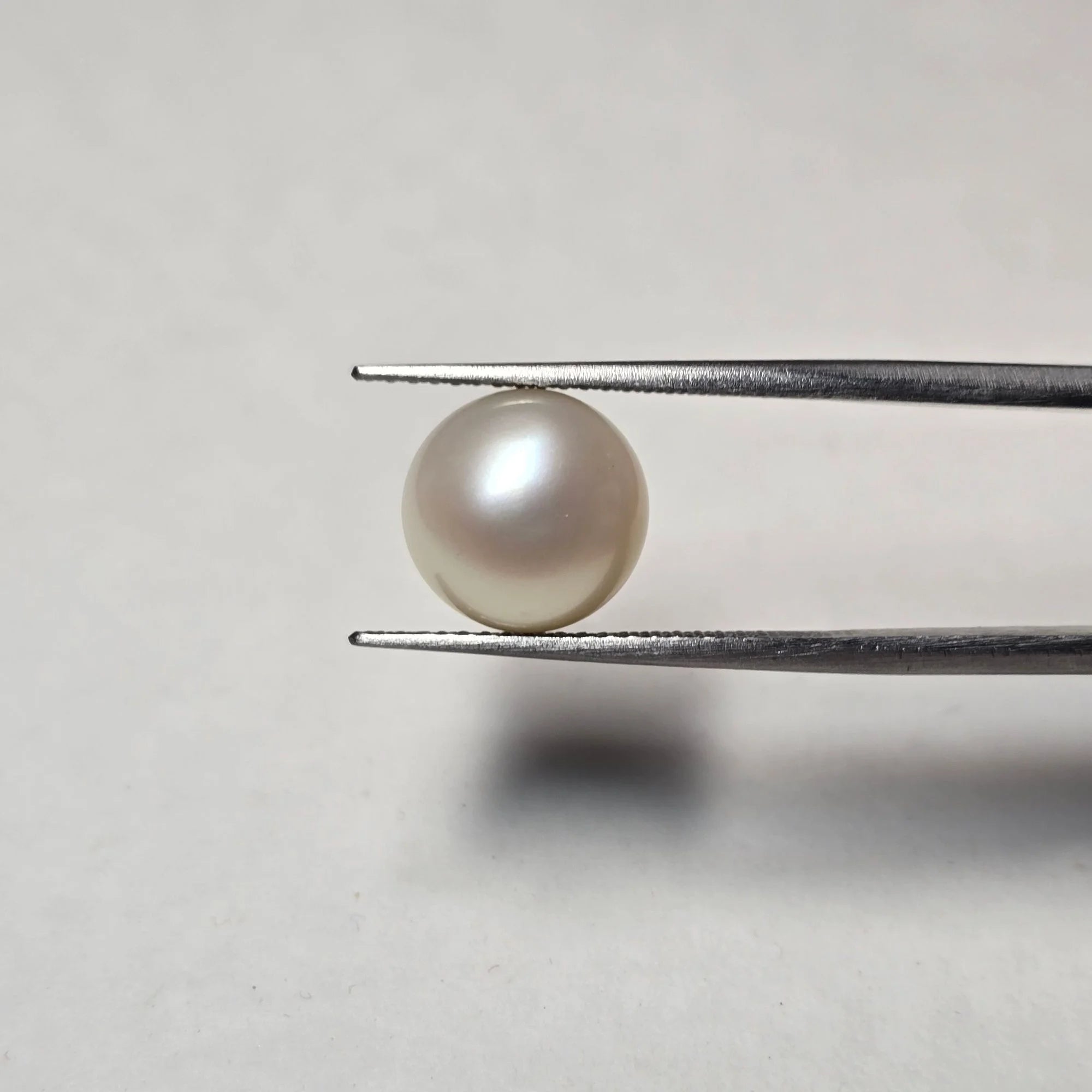 Natural White Pearl (Moti) 7.06 Carat Certified Gemstone