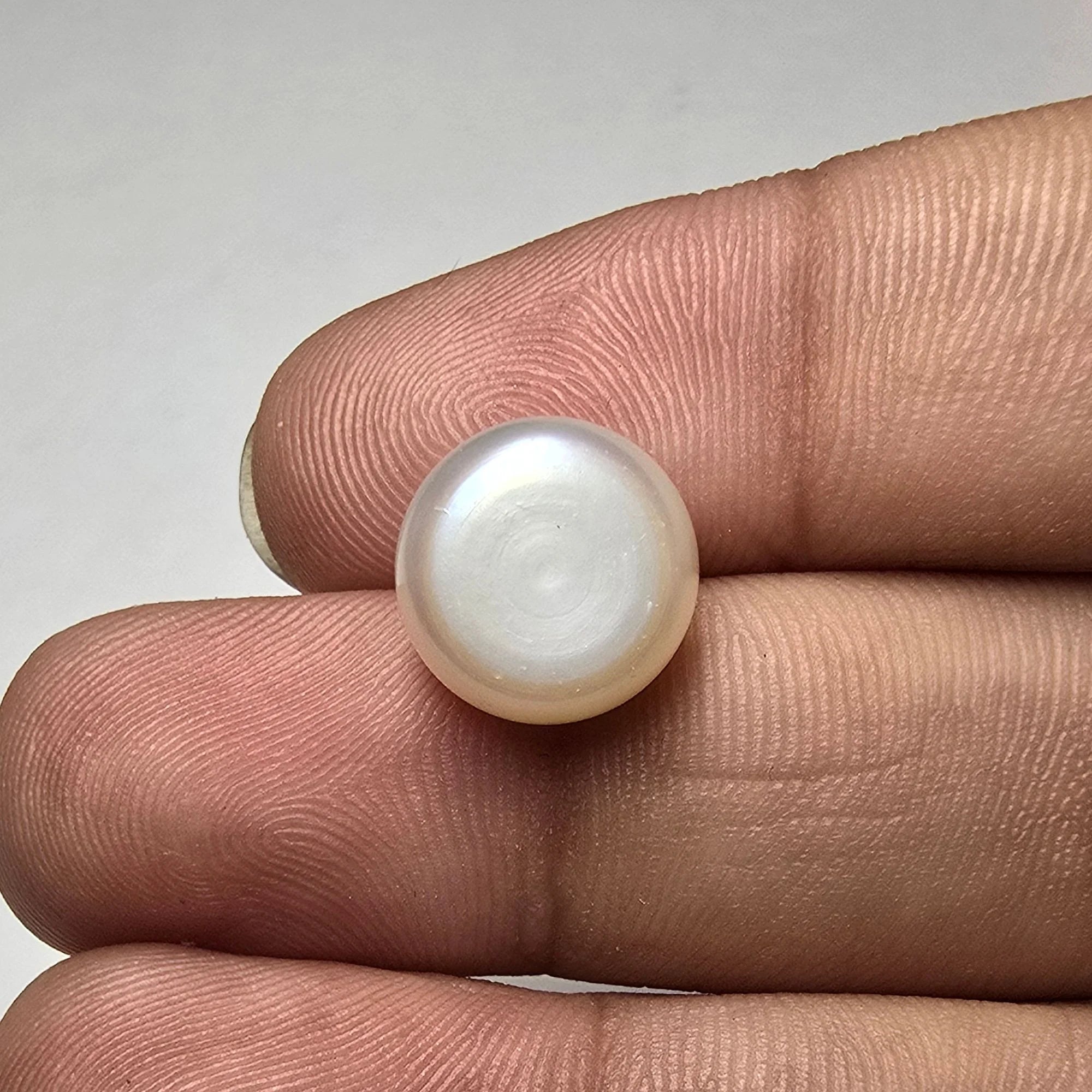 Natural White Pearl (Moti) Gemstone - 6.34 Carats