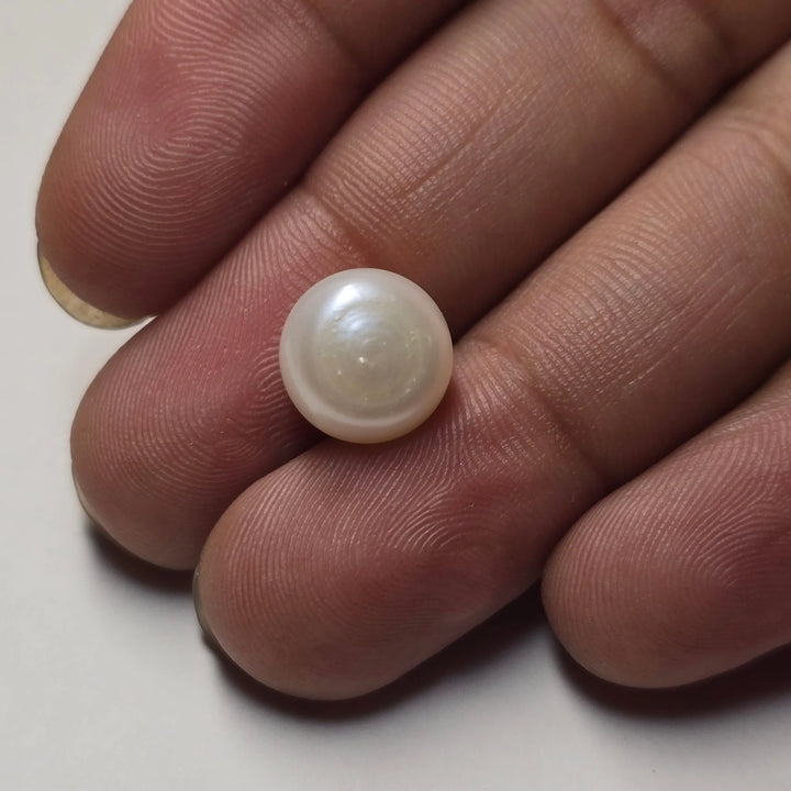 Natural Pearl Moti 5.91 Carat Certified Gemstone