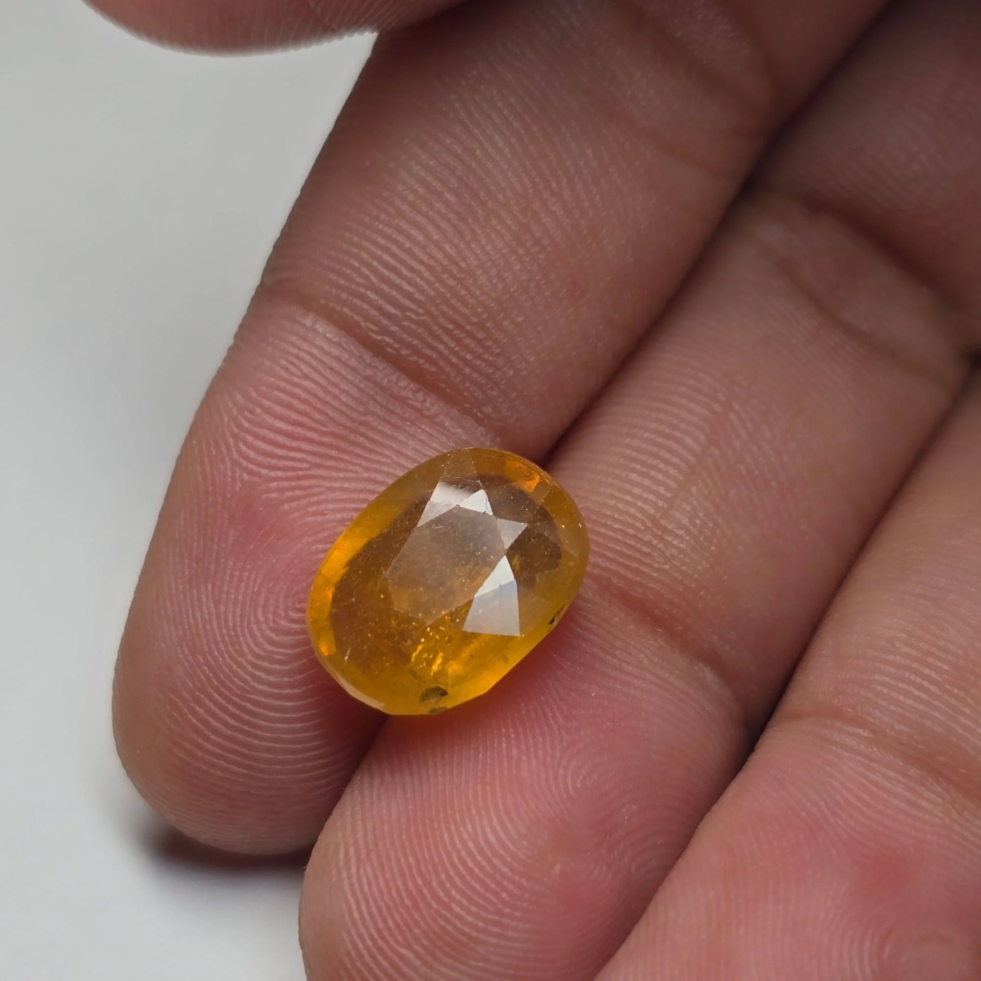 Bangkok Yellow Sapphire (Pukhraj) 7.06 Carats | Certified