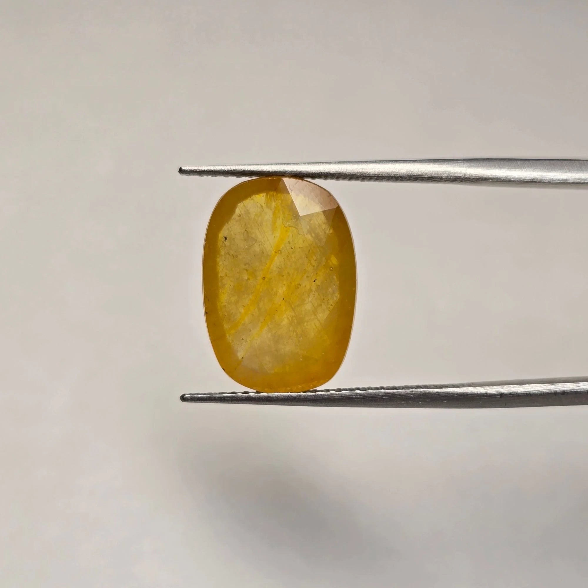 Bangkok Yellow Sapphire (Pukhraj) 9.18 Carats Certified
